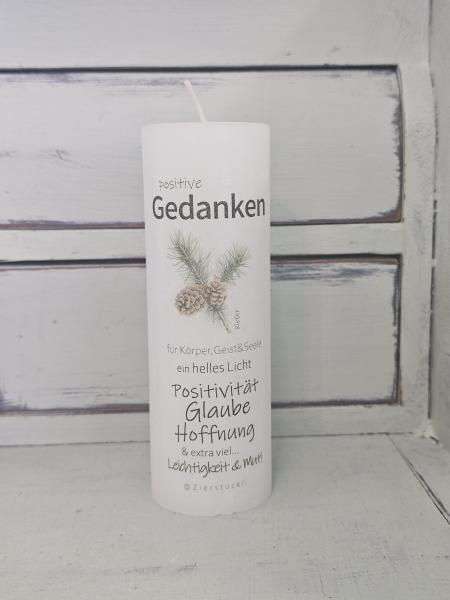 Kerze "Positive Gedanken"
